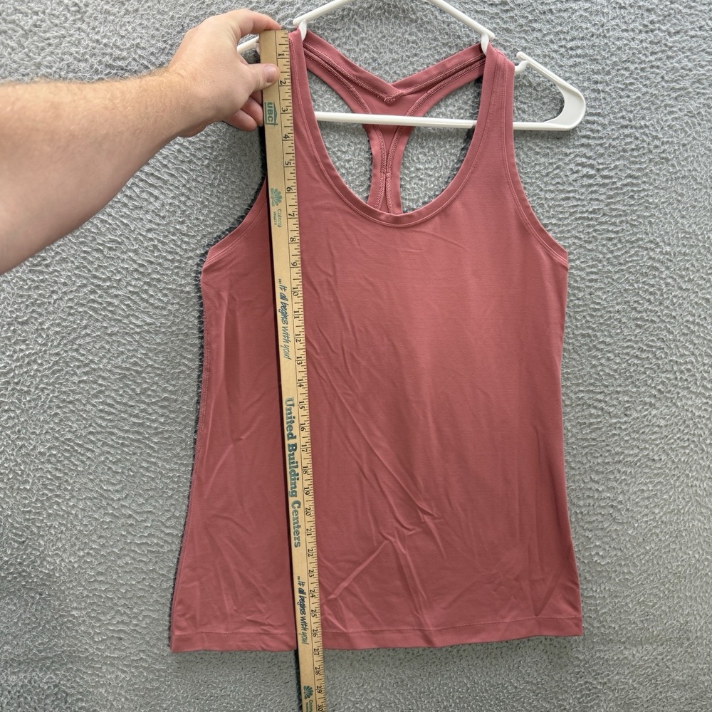 Lululemon Top Womens 4 Pink Cool Racerback II Tank Yoga Jogging Gym Sports - Picture 4 of 6